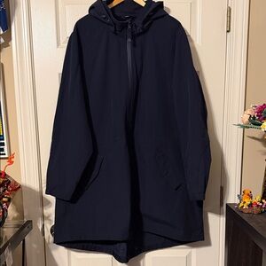 Evans Black Heavy Raincoat